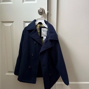 Carter's Navy Kids Peacoat. Size XL/8